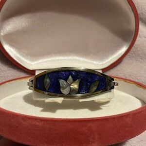 Alpaca mexico Silver bracelet (flower)